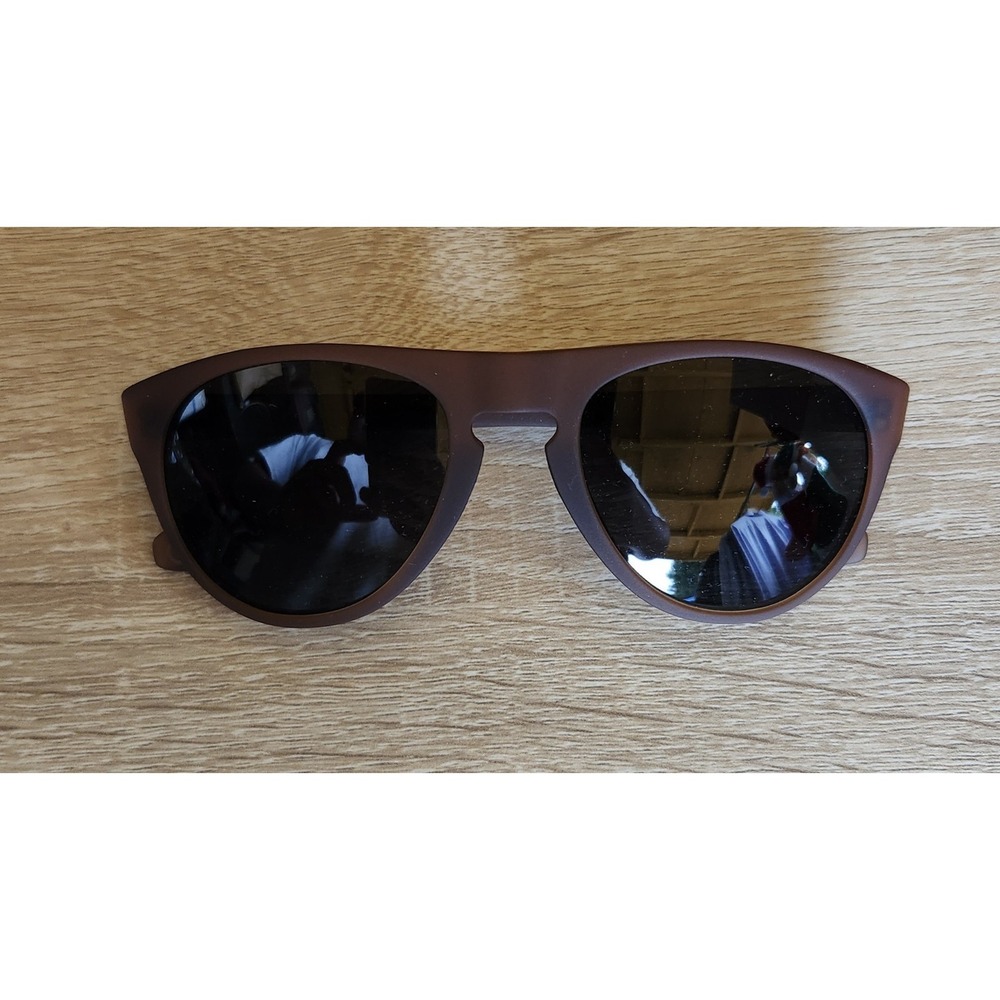 Zeal Optics Memphis Polarized Sunglasses 10878 Made‎ in Italy Matte Brown / Grey